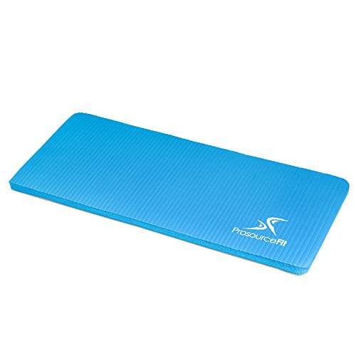 ProsourceFit Tapis d'Exercice de Yoga d'Origine, Épaisseur 1/4', Noir Aqua ps-1090-ykc-aqua 5/8'/15mm