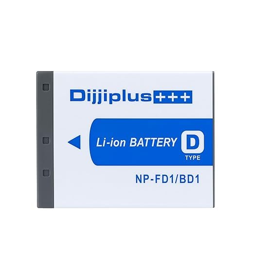 Image of Dijipluss ++ NP-BD1 Camera Battery Compatible with Sony Cyber-Shot DSC-T2, DSC-T70, DSC-T77, DSC-T90, DSC-T200, DSC-T300, DSC-T500, DSC-T700, DSC-T900, DSC-TX1, DSC-TX1H, DSC-TX1N (2500 mah)