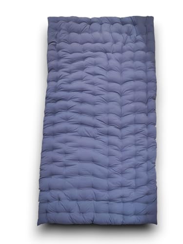 Image of ATOOTFUSION Soft Cotton Quilt Mattress | Foldable for Floor Light Weight Filled Single Firm Cotton Quilt Mattress Gadda (1 Sleeping Capacity, 3 x 6 ft or 72 x 36 Inches) (Grey)