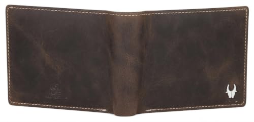 Image of WildHorn Genuine Leather Wallet for Men | Slim Bifold Wallet with RFID Blocking | Multiple Card Slots & Coin Pocket | Premium Leather Mens Wallet