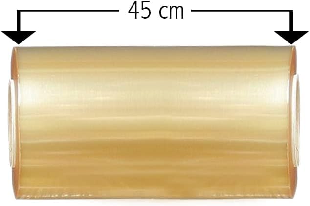 PELLICOLA PVC 10 MY PER ALIMENTI COLORE NEUTRO 45 CM 1500 METRI