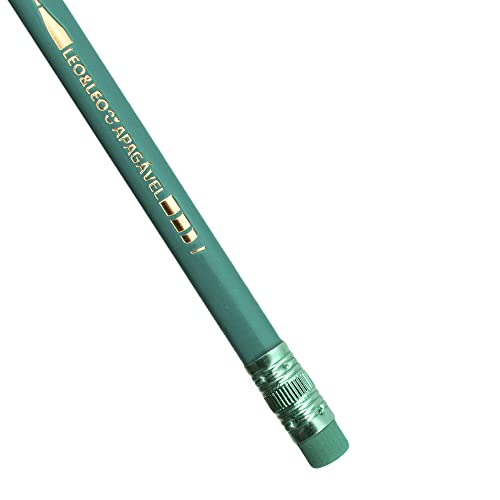 Lápis de Cor Apagável, Estojo com 12 Cores, Leo&Leo