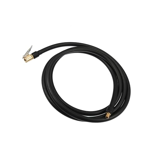 INFINAUTO Adaptateur de tuyau d'extension pour gonfleur de pneu de voiture de 2 m avec mandrin de connexion au tuyau, design élégant