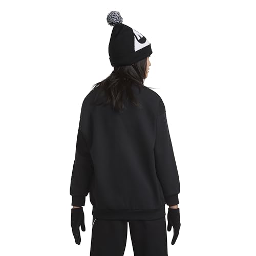Image of Sportswear Pom Beanie and Glove Set, Black, 8 /20
