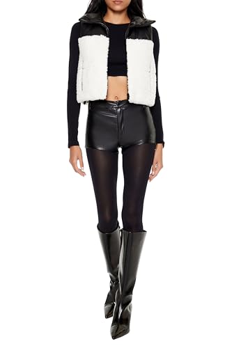 Forever 21 Women's Reversible Faux Shearling & Leather Vest2