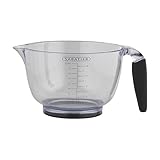 Sabatier Plastic Batter Bowl, 8-Cup, Gray