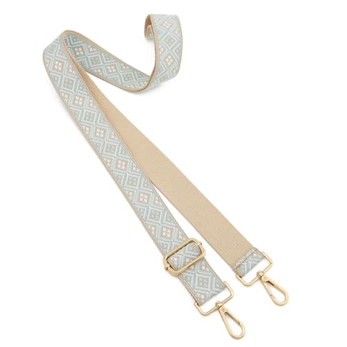 Image of ZOOEASS Wide Shoulder Strap Adjustable Replacement Belt Guitar Style Crossbody Bag Handbag Strap Multicolor Canvas Straps(Wide:1.5in)(Color13)