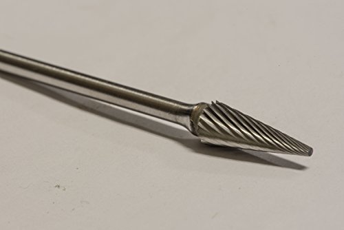 SM-51 Fresa de Carburo Sólido Corte Simple 1/4" x 1/2" miniatura 3