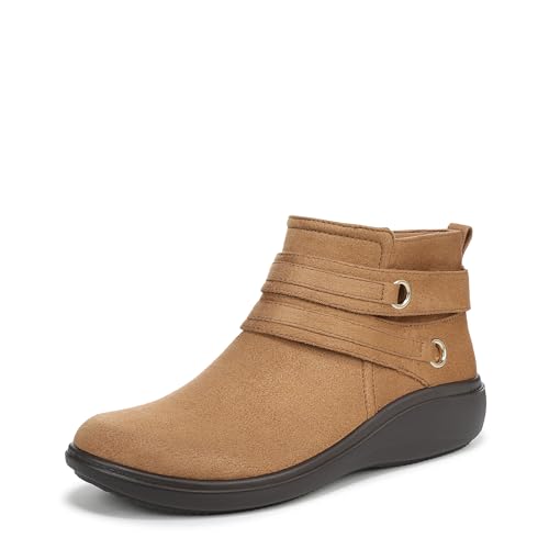 LifeStride Women's Brave Ankle Boot Honey Tan 7 W