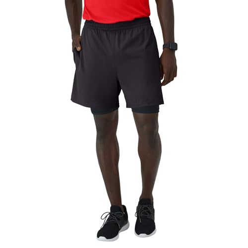 Hanes Men's Moves Workout Boxer Brief Liner & Total Support Pouch...