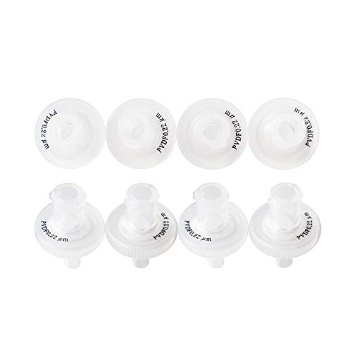 Image of Syringe Filters PVDF Membrane Diameter 13mm Pore Size 0.22μm for Biological Filtration by Allpure Biotechnology (PVDF, Pack of 100)