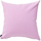 クッションカバー 60×60cm カラフル 多色展開 綿 ポリエステル インテリア ソファ シンプル 座椅子 ベッド 枕カバー 座布団 無地 車 北欧 (桃ピンク)