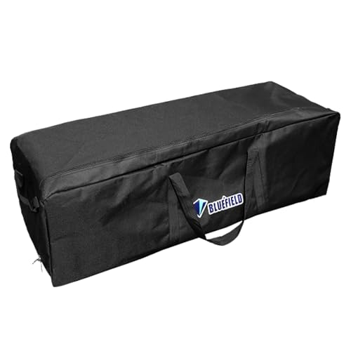 TRIWONDER Faltbare Reisetasche, Große Sport- und Ausrüstungstasche für Reisen, Gym, Urlaub, 55/100/150 L, Robustes Nylon, 50 kg Tragfähigkeit, Schwarz (01 Schwarz, 150L)