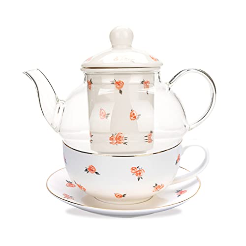 Tetera de Vidrio con Taza Incluida MDZF SWEET HOME