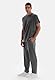 Dagi Men’s Smoke Regular Waist Double Leg Ribbed Washed Tracksuit, Smoke,XL