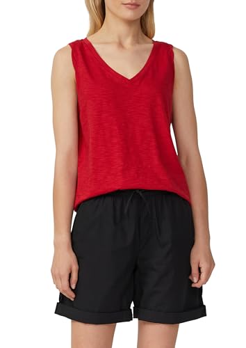 s.Oliver Top mit Flammgarnstruktur und V-Ausschnitt