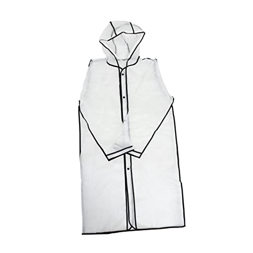 Holibanna Anti-droplet Transparent Long Raincoat Full Body Rain Gear for Men and Women Lightweight Outdoor Travel Raincoat for All Seasons