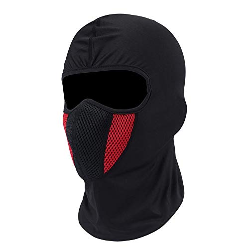 Balaclava Multifonction Ultra léger,Cagoule Respirante Coupe-Vent Masque Cache-Cou Anti Poussière Froid,Femme Homme Casques élastique Tour de Cou pour Randonnée Moto Vélo Tactique Escalade Cover