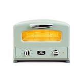 HeatMate Countertop Pop-Up Toaster Oven with Graphite Heating Technology, Olive Green