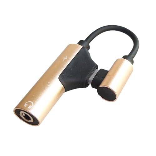 BAIMOQI USB C to 3.5mm Sound Adapter Type C to Headphone Adapter Sound Dongle Cable Cord Headphone Amplifiers for Phone