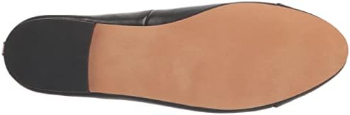 Steve Madden Women's Ellison Ballet Flat, Black Leather, 7 | Image 3