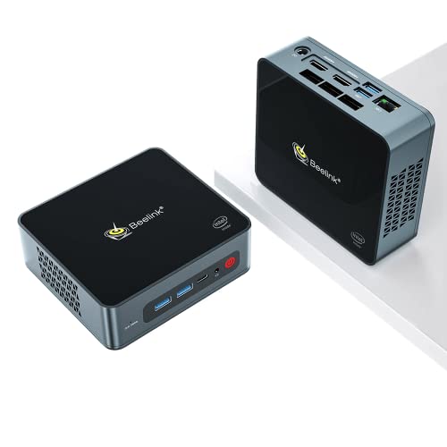 🚩【Specifiche I/O e accessori】 Il mini computer è progettato con 2 porte HDMI, 4 porte USB 3.0, 1 porta di Type-C, 1 porta Gigabit Ethernet. Inoltre viene fornito con 1 adattatore di alimentazione, 2 cavi HDMI, 1 supporto VESA. Basta aggiungere una tastiera, un mouse e fino a due display per trasformare qualsiasi scrivania in una potente stabilimento di lavoro.