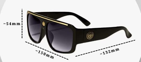 Rappers 80s 90s DJ Oversized Vintage Classic Retro Lonnie Sunglasses3