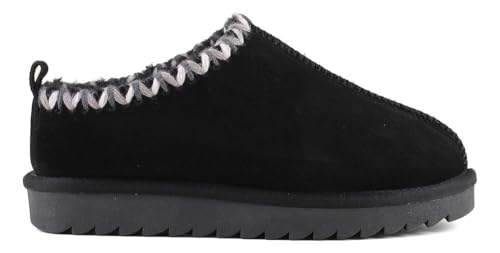 Slipper multi stitching Colors of California noir 36 avec surpiqûres stylisées