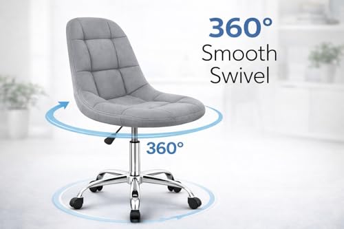Image of NGFC Modern Leather Office Chair || Adjustable Task Chair with Rolling Wheels for Home /Doctor /Salon /Spa /Cafe /Bar /Stool Chair