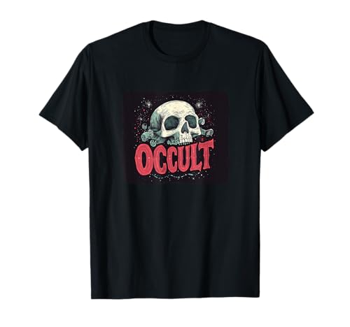 Totenkopf Okkultes Kostüm für Okkultismus-Liebhaber T-Shirt