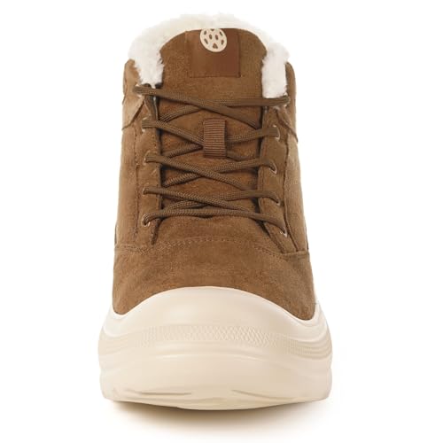 Bottines cuir suédé imperméable et antidérapant pour marcher au chaud cet hiver - 6