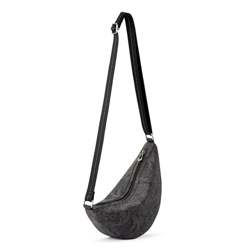Sakroots Tess Sling in Eco Twill, Adjustable Crossbody Strap, Black Spirit Desert2