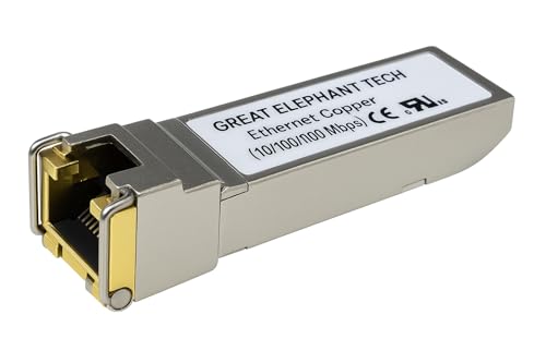 Image of SFP Ethernet Copper Module 10 /100 /1000Mbps RJ45 Connector Up to 100m Compatible with Switches