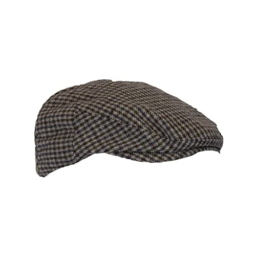 Walker and Hawkes - Wool Blend Braxton Flat Cap - Grey - S (57cm)