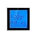 Smart Termostat Smart House Wi -Fi Programowalne App Inteligentny kontroler przełącznika temperatury termostatu termostatu dla gorącego podłogi (Color : BLACK, Size : Type)
