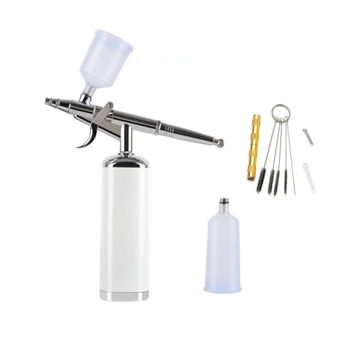 Pulverizadores de pintura Aerógrafo con compresor Aparato automático de infusión de oxígeno disparador pistola Spary cuerpo galletas bronceadas Facial Craft Cake Herramienta neumática Pulverizador