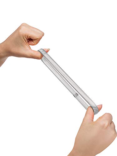 Pangda 3 Pairs Anti-Slip Shirt Sleeve Holders Garters Stretch Metal Armbands