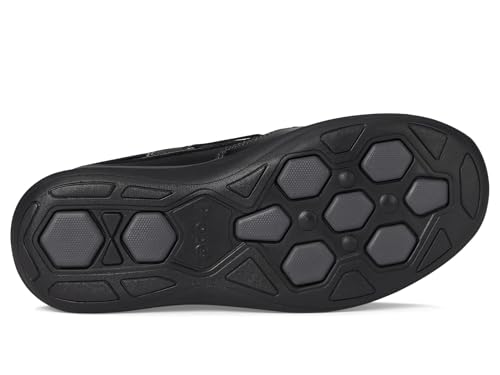 Image of Propet Mens Pomeroy Boat Casual Shoes - Black