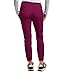 Green Town Scrubs for Women - Jogger Scrub Pant, Cargo Pockets, Stretch Fabric, Drawcord, Easy Care-Wine/Berry-Large