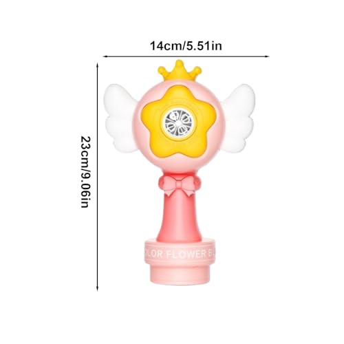 Machine à bulles pour bain et extérieur rechargeable avec LED - 5