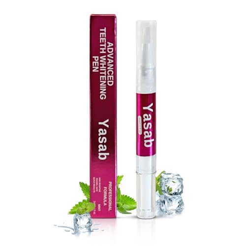 Teeth Whitening Pen - Fast, Easy and Travel-Friendly | Instant Brightening | Enamel Safe Gel | No Sensitivity | Peroxide-Free | Remove Stains | Organic Mint Flavor