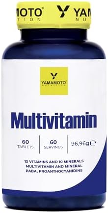 YAMAMOTO Nutrition, Multi VITAMIN 60 Compresse, Integratore Alimentare con Vitamine e Minerali, Multivitaminico e Multi Minerale Completo Multi - integratore