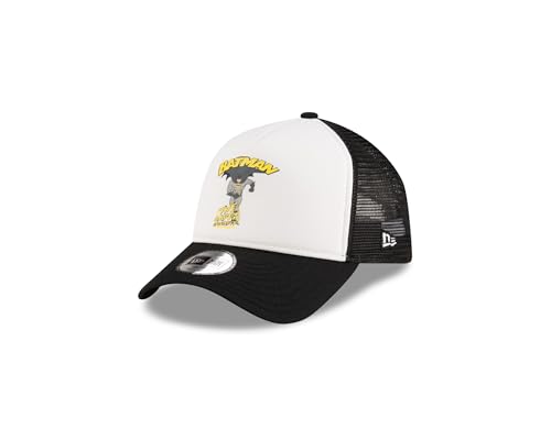 New Era Batman True Gamer 9Forty Trucker Casquette Enfant Blanc