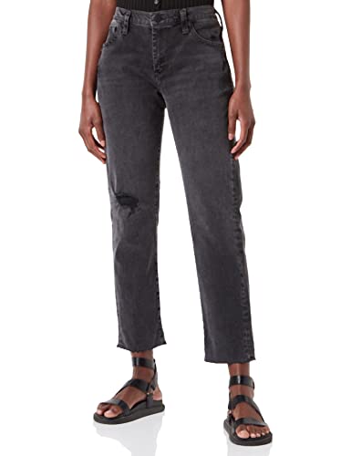 True Religion Damen Liv Jeans, Schwarz, 28W EU