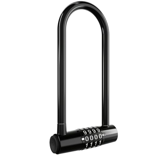 ZBDZSW Cerradura antirrobo versátil en Forma de U para Motocicletas y Bicicletas: Resistente al óxido, al Agua y al Polvo con Acabado Pulido