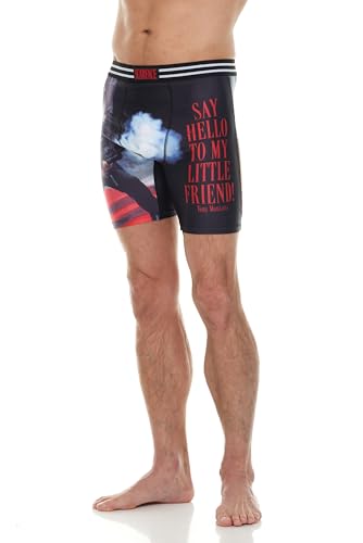 Scarface Mens Boxer Briefs - Breathable Stretch No Fly Mens Underwear Boxers with Contoured Pouch (Sizes: S-XL)3
