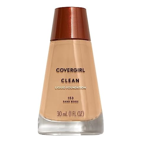 COVERGIRL Clean Liquid Foundation - Sand Beige 153 Cover