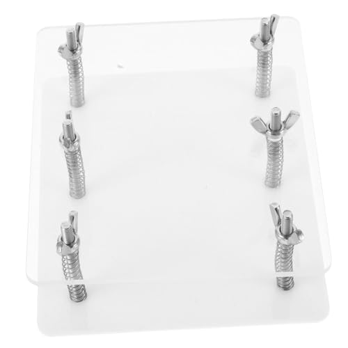 Ciieeo Kartenpresse Glättungsgerät Kartenreparaturwerkzeug Kunststoff Weiß Präzise Kartengerät Für Sammelkarten Restaurierung Und Flattening