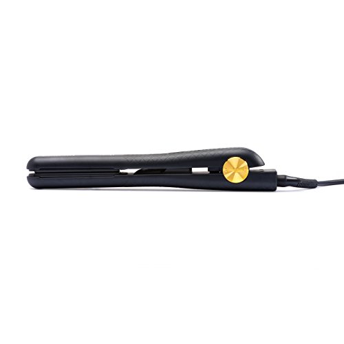 Hsi Professional Ceramic Tourmaline Ionic Digital Flat Iron Hair Straightener Includes Glove + Pouch And Travel Size Argan Oil Leave In Hair Treatment. Worldwide Dual Voltage 110V-220V (Black) #TOP4