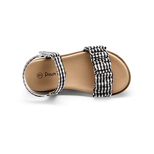 Image of DREAM PAIRS Girls Sandals Open-Toe Princess Dress Flat Sandals Summer Shoes(Toddler /Little Kid)
